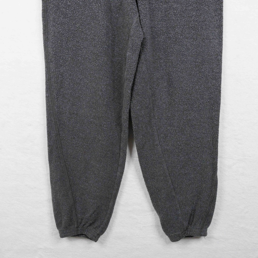 AERIE Sherpa Fleece Corset Zip Jogger Lounge Pants Fuzzy Cozy Gray Sz S - Picture 4 of 9